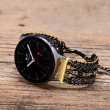 Natural Stone Watch Band Labradorite Single Wrap Smart Watch Strap