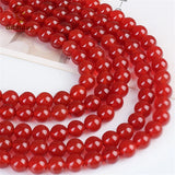 Red Carnelian Stone Earrings G23 Titanium Piercing Ear Studs