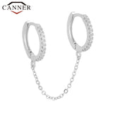 925 Silver Chain Tassel Earrings for Women
