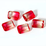 10X14MM Rectangle Cut Tourmaline Gemstones 10pcs