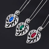 Gemstone Pendant Necklace Lab Diamond Cocktail Party Fine Jewelry