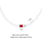 Gemstone Pendant Necklace for Women Wedding Party Fine Jewelry