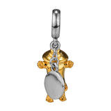 925 Silver Scarecrow Guardian Charm for DIY Bracelets
