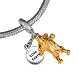 925 Silver Scarecrow Guardian Charm for DIY Bracelets
