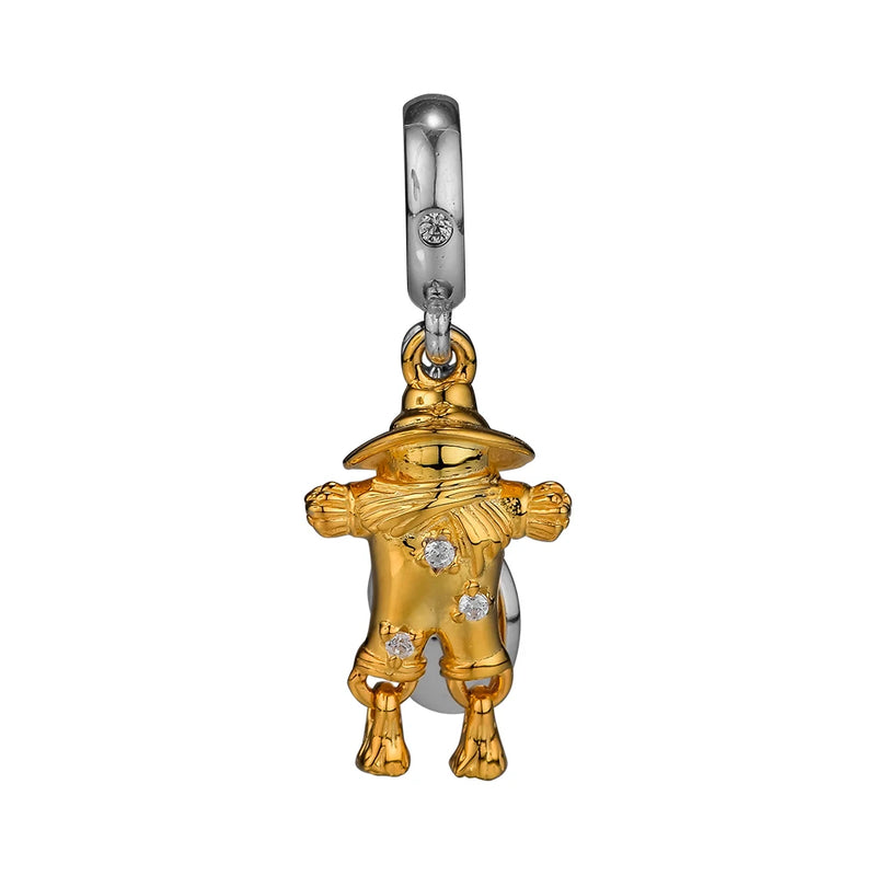 925 Silver Scarecrow Guardian Charm for DIY Bracelets