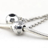 925 Silver Star Safety Chain Charm for DIY Bracelets