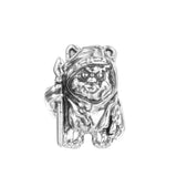 925 Silver Ewok Charm for DIY Bracelets, Bastet Mother Kids Jewelry Beads