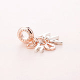 925 Silver Be Happy Dangle Charm For DIY Bracelets