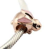 925 Silver Bunny Charm For DIY Bracelets Jewelry Making