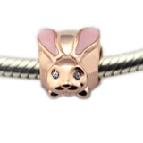 925 Silver Bunny Charm For DIY Bracelets Jewelry Making