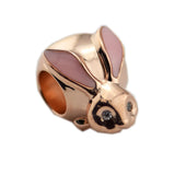 925 Silver Bunny Charm For DIY Bracelets Jewelry Making