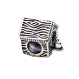 925 Silver Bird House Charm For Bracelets Jewelry Making