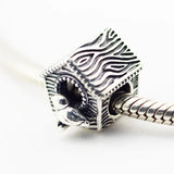 925 Silver Bird House Charm For Bracelets Jewelry Making