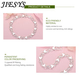 925 Sterling Silver Heart Bracelet for Women
