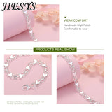 925 Sterling Silver Heart Bracelet for Women