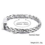 Stainless Steel Buddha Bracelets Women Mens Bangle ZTB423-1