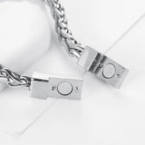 Stainless Steel Buddha Bracelets Women Mens Bangle ZTB423-1