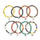 Natural Stone Beads Chain Bracelet Muslim Prayer Beads