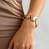 Big Heart Linked Bracelets Chunky Hand Chains Jewelry Accessories