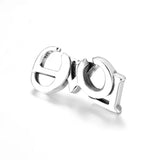 Rubber X Bead Charms Bracelets Set of 10 for Couples