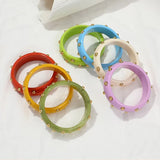 Colorful Resin Bangles for Women Girls Indian Jewellery Bangle Bracelets