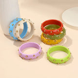 Colorful Resin Bangles for Women Girls Indian Jewellery Bangle Bracelets