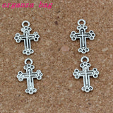 Zinc Alloy Jewelry Charms Cross 150Pcs DIY Fit Bracelets Necklace Earrings