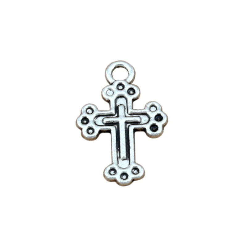 Zinc Alloy Jewelry Charms Cross 150Pcs DIY Fit Bracelets Necklace Earrings