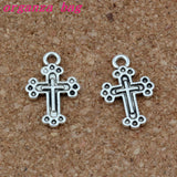 Zinc Alloy Jewelry Charms Cross 150Pcs DIY Fit Bracelets Necklace Earrings