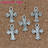 Zinc Alloy Jewelry Charms Cross 150Pcs DIY Fit Bracelets Necklace Earrings