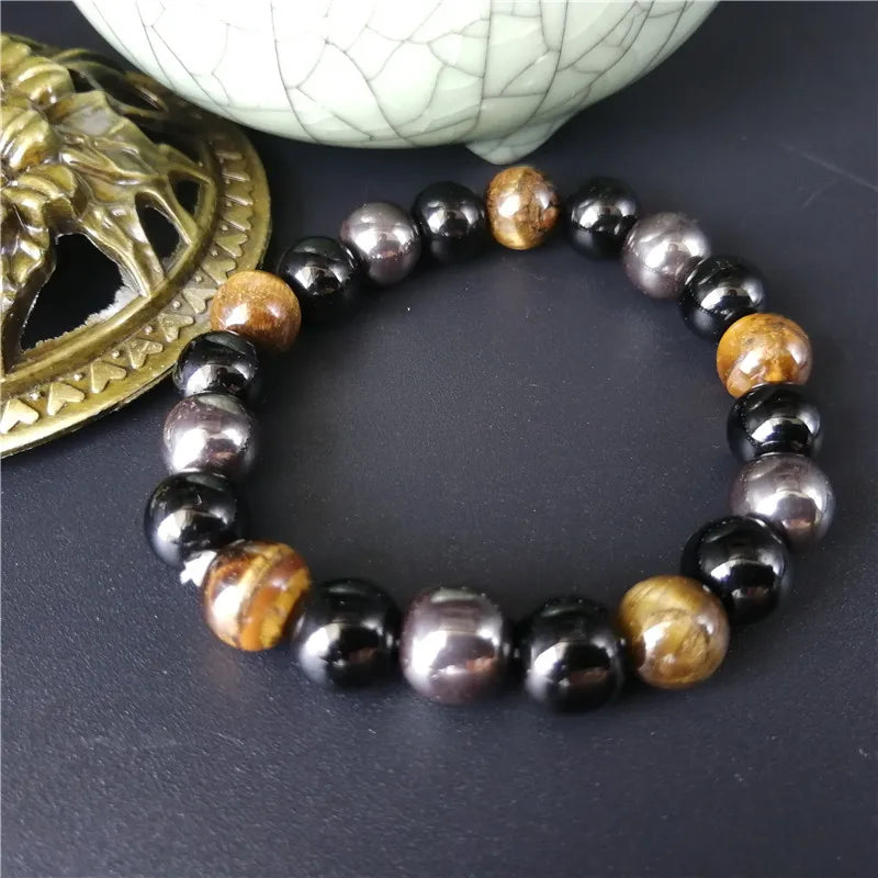 Charms Distance Bracelet Bangles Natural Stone Bead Men Women Bracelets