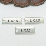 Vintage Tibetan Silver Charms Double Sides Plates for DIY Jewelry Making