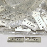 Vintage Tibetan Silver Charms Double Sides Plates for DIY Jewelry Making