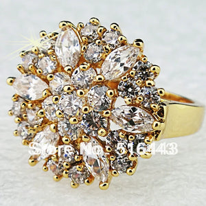 CZ Engagement Wedding Ring for Women Size 7 8