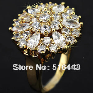CZ Engagement Wedding Ring for Women Size 7 8