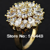 CZ Engagement Wedding Ring for Women Size 7 8