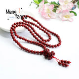 Cinnabar Purple Sand Beads Bracelet Buddha Amulets Holiday Gift