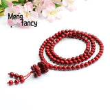 Cinnabar Purple Sand Beads Bracelet Buddha Amulets Holiday Gift