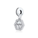 Love My Baby Bead 925 Sterling Silver Charm for Bracelets