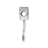 925 Sterling Silver Sparkling Leaves Bead for Bracelets