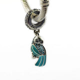 Tropical Parrot Hanging Beads for Bracelets