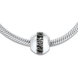 925 Sterling Silver Merry Christmas Beads for Europe Bracelets and Necklaces