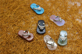 Charms Flip Flops Slipper Shoes Shape Pendants Dangled Jewelry