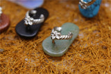 Charms Flip Flops Slipper Shoes Shape Pendants Dangled Jewelry