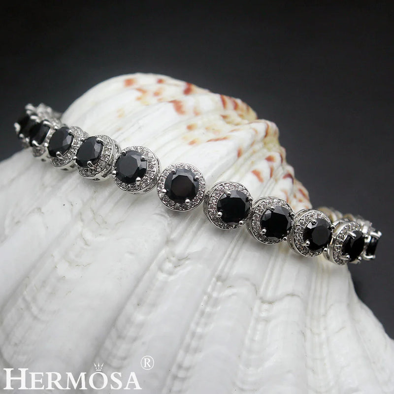 BlackOnyx 26Pcs. Round Pretty Gift Women Bracelet 7'