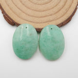 Aquamarine Semi-precious Stones Jewelry Beads 25x18x5mm