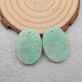 Aquamarine Semi-precious Stones Jewelry Beads 25x18x5mm