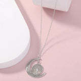 Tree of Life Necklace Moon Luminous Necklace for Women Halloween