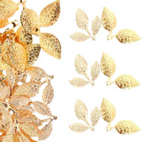 Charms Leaf Pendant Diy Bracelet Earring Leaves Keychain Jewelry Making Necklace