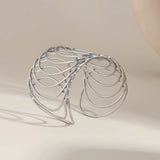 Metal Cross Weave Hollow Bracelet for Women